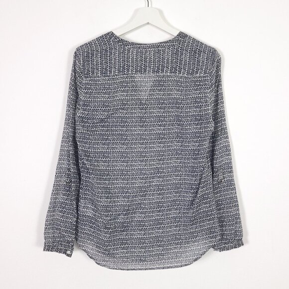 Anthropologie Holding Horses Patterned Popover Top - Picture 8 of 9